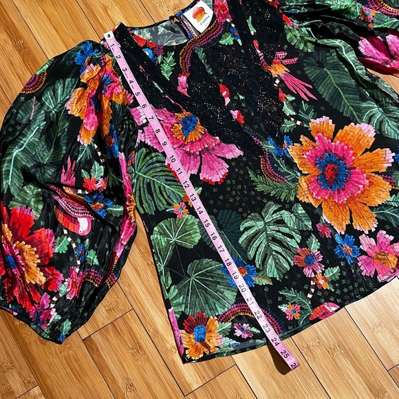 FARM Rio Multicolor Floral Blouse - Picture 14 of 16